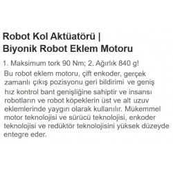 Robot Kol Aktüatörü | Biyonik Robot Eklem
